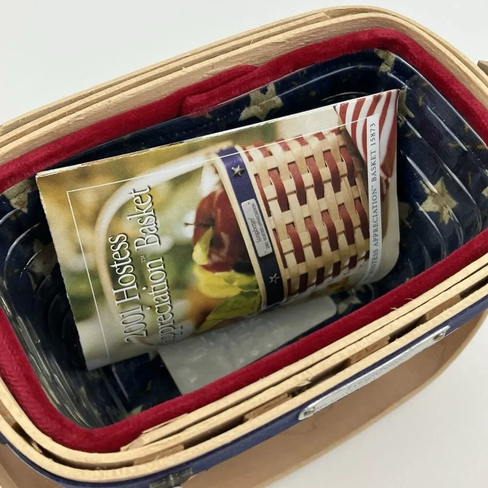 Longaberger Hostess Appreciation Basket 2001 | 6.5